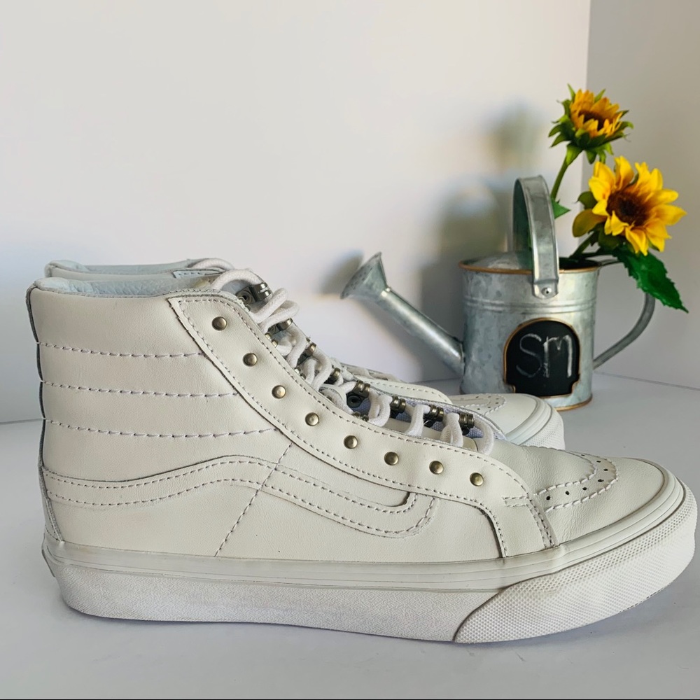 Vans Sk8 Hi-slim Rivets Antique silver/true white